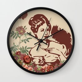 Iconic Woman Portrait  Wall Clock