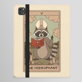 The Hierophant - Raccoons Tarot iPad Folio Case