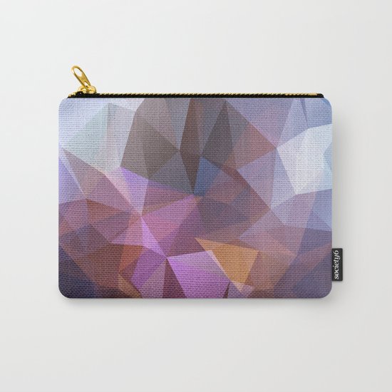 Abstract illustration of triangles polygon Carry-All Pouch