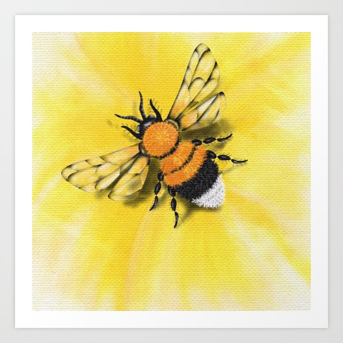 Save the BEES Art Print