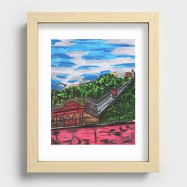Duquesne Incline - Pittsburgh Recessed Framed Print