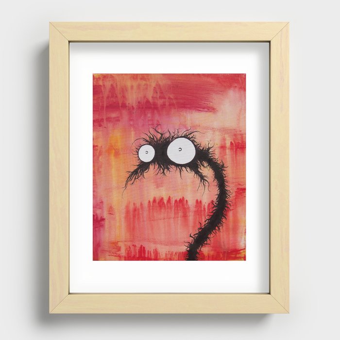 The Creatures From The Drain painting 1 Recessed Framed Print