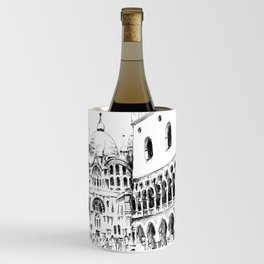 Sketch of San Marco Square in Venice Wine Chiller