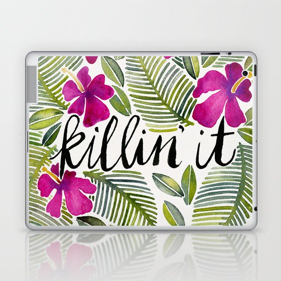 Killin' It – Tropical Pink Laptop & iPad Skin