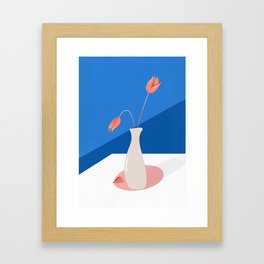 Unhappy Flowers Framed Art Print