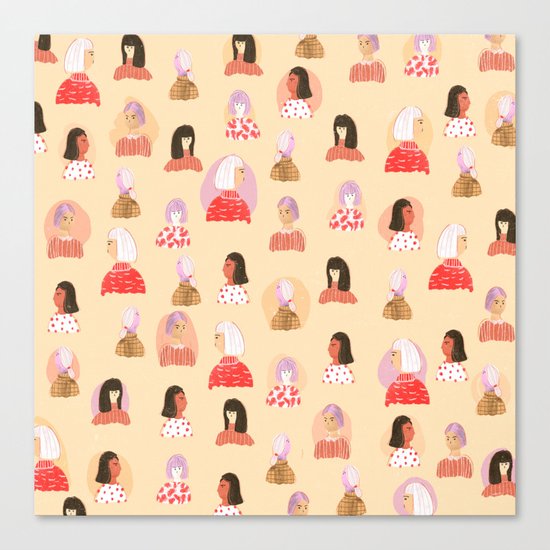 Tell Me Something Lovely Canvas Print