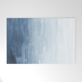 Indigo Abstract Painting | No. 4 Welcome Mat