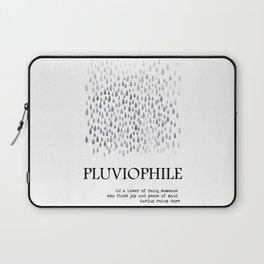 Pluviophile Rain Love Laptop Sleeve