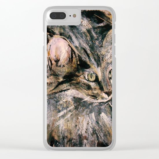 Norwegian Forest Cat Clear iPhone Case
