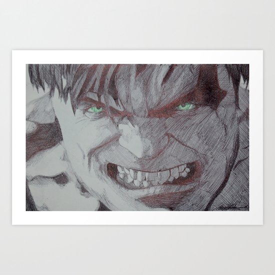 The Secret Is....I'm Always Angry! Art Print