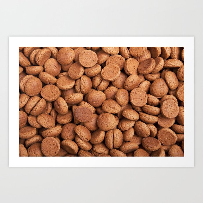 Pepernoten For Traditional Dutch Holiday Sinterklaas Art Print By Sarawinter Society6