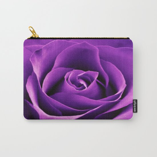 Purple Passion Rose Carry-All Pouch
