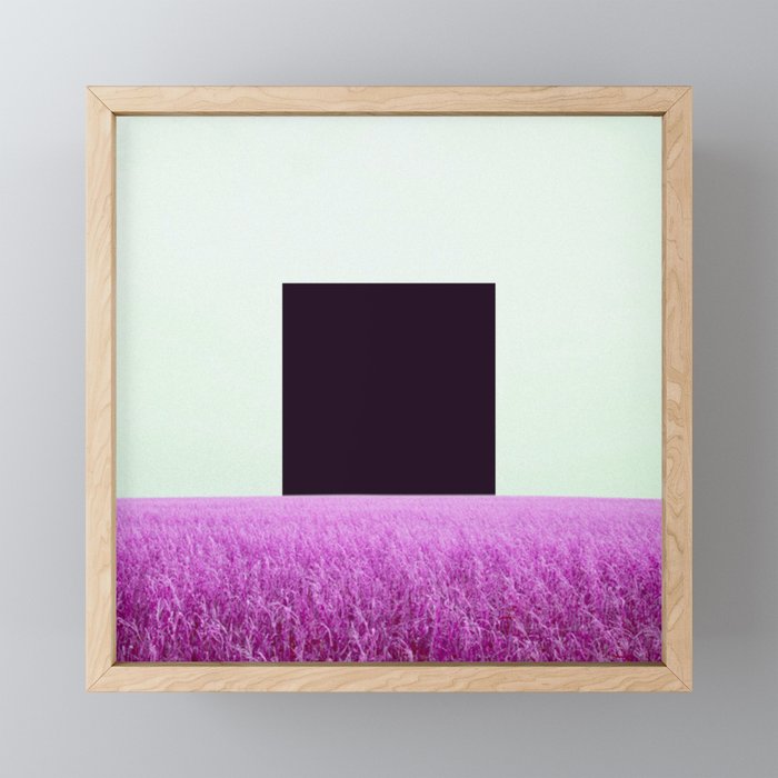 Purple Barley Framed Mini Art Print