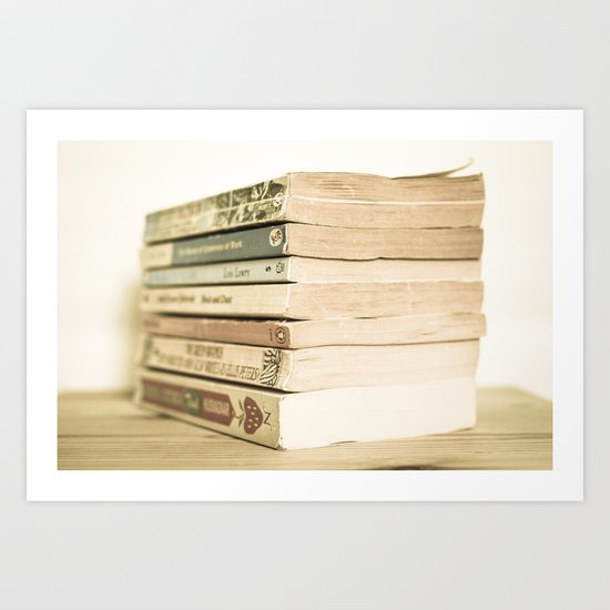 Old books Art Print