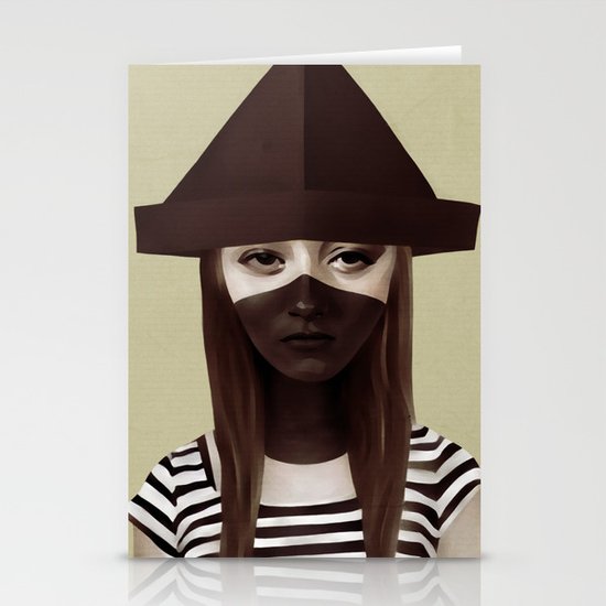 Ceci n'est pas un chapeau Stationery Cards