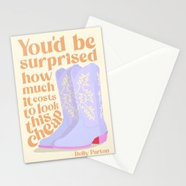 Dolly Parton Quote Stationery Cards