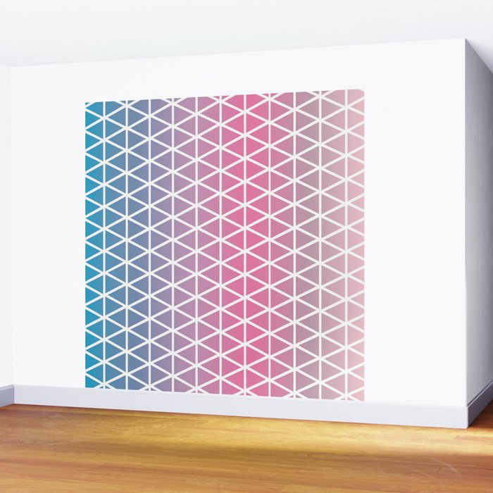 Calming triangle harmony Wall Mural by shawlinmohd | Society6