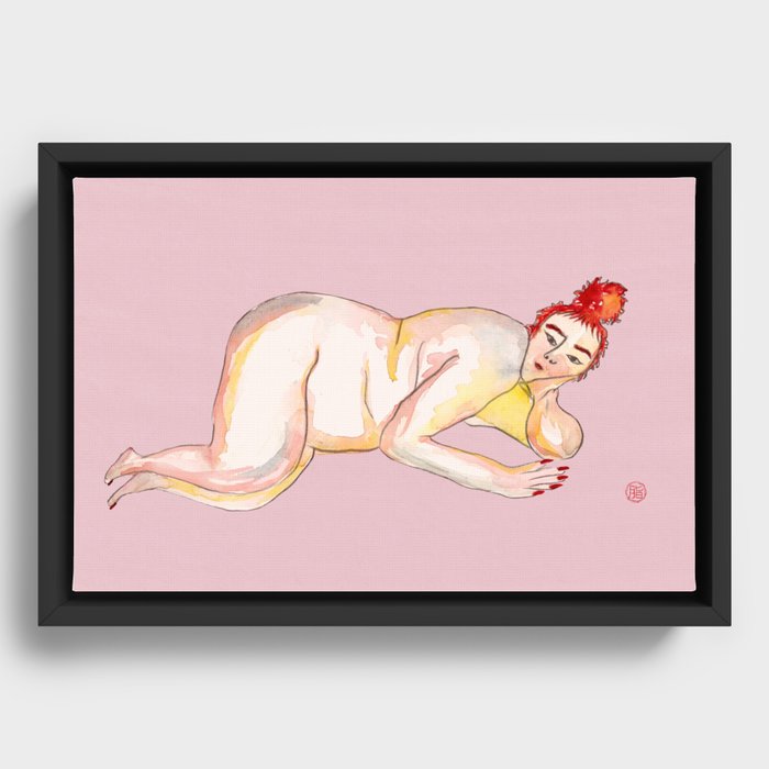 Gigi Fong "Birth" Framed Canvas