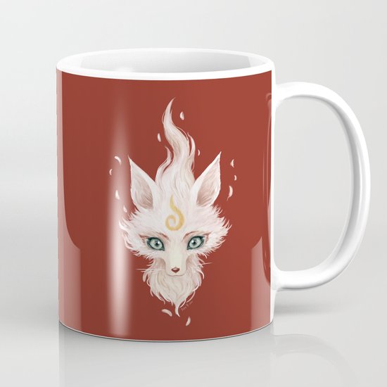 White Fox Mug