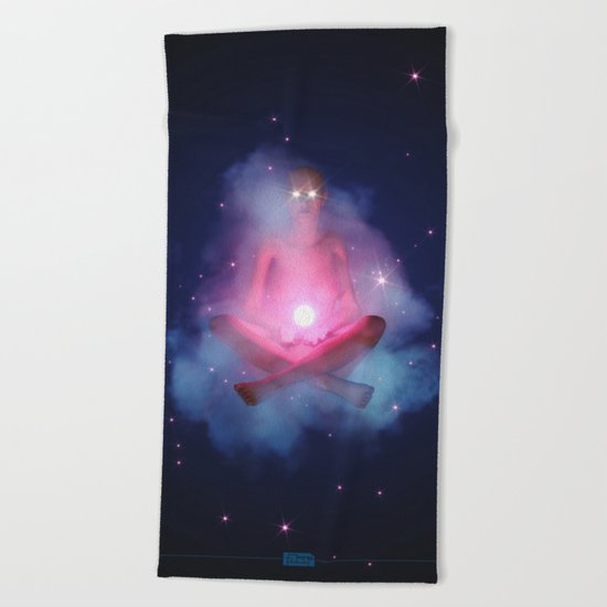 sun offering Beach Towel