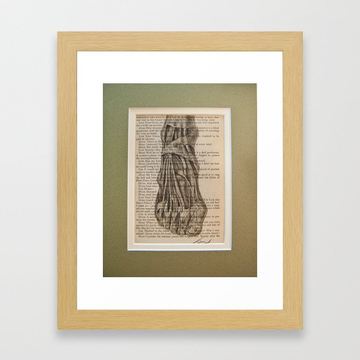 anatomical foot  Framed Art Print