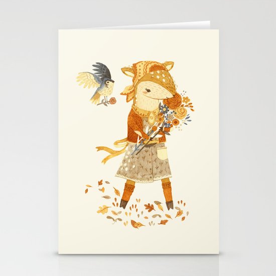 Dakota the Daisy Deer Stationery Cards