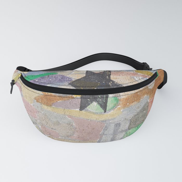 Under a black star by Paul Klee Abstract "Unter einem schwarzen Stern " Paul Klee Fanny Pack