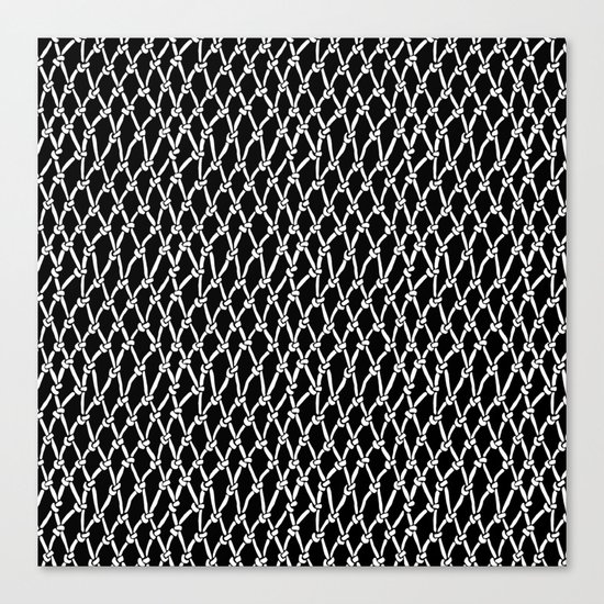 Net Black Canvas Print