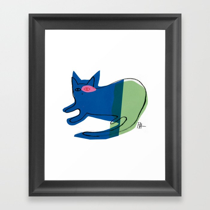 CAT CAT Framed Art Print