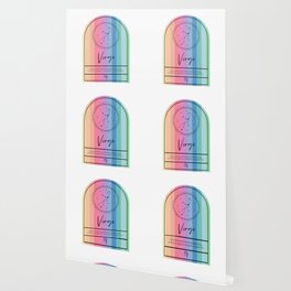 Virgo Zodiac | Rainbow Stripe Wallpaper