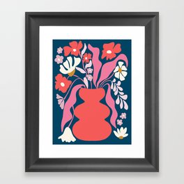 Blushing flower pot  Framed Art Print