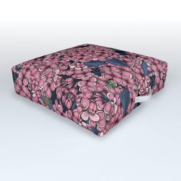 Pink Lilac garden Outdoor Floor Cushion