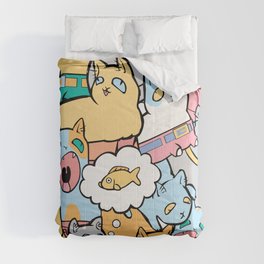 Kitty Bombing Comforter