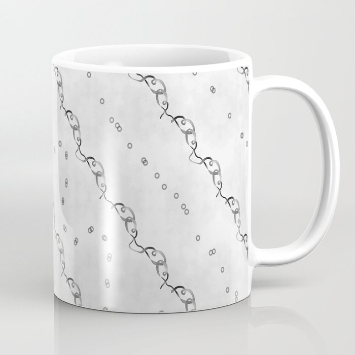 White Ribbon Coffee Mug