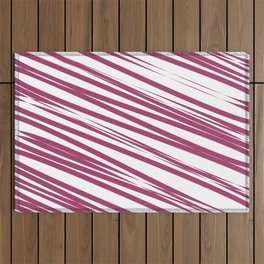 Pink stripes background Outdoor Rug