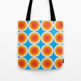 Kauai 16 - Colorful Classic Abstract Minimal Retro 70s Style Graphic Design Tote Bag