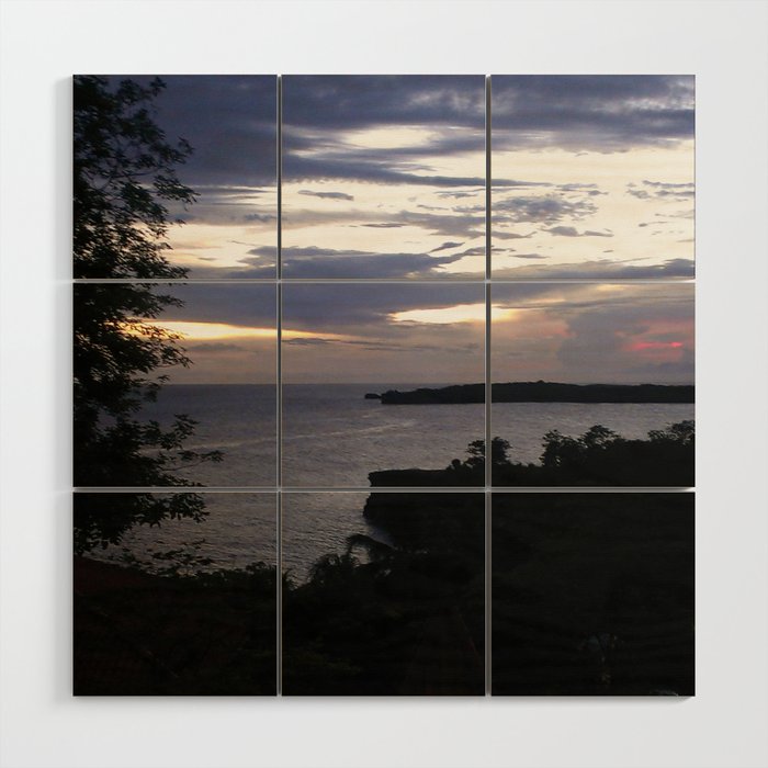 Grenada Beach Sunset Wood Wall Art