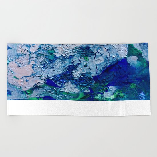 Imagined Ocean View From Above Beach Towel