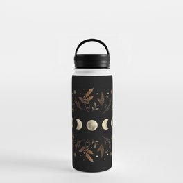 Moonlight Garden - Winter Brown Water Bottle