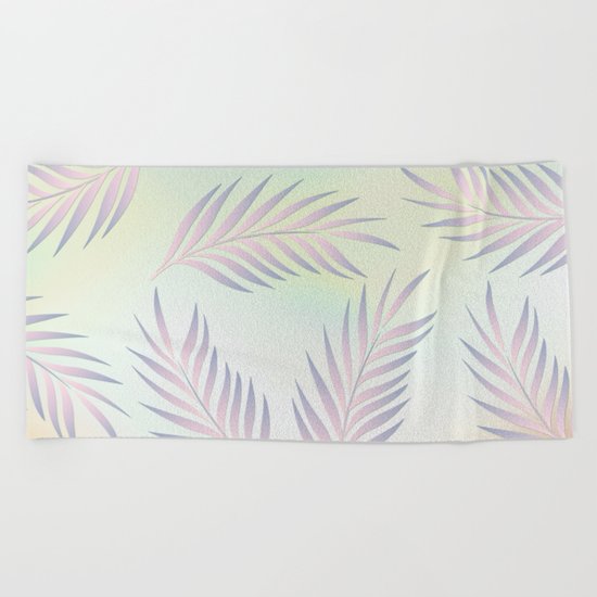 Palm Leaves 2 Beach Towel