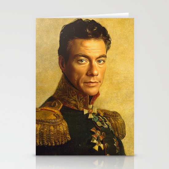 Jean Claude Van Damme - replaceface Stationery Cards