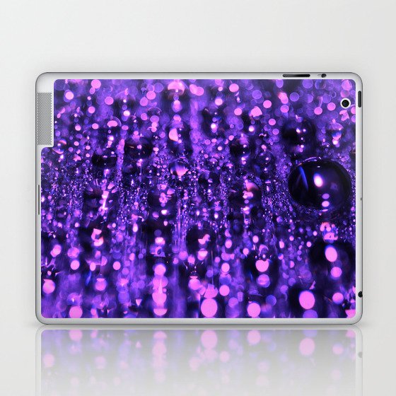 Purple Fractal Laptop & iPad Skin
