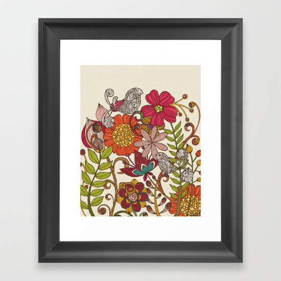 Spring garden Framed Art Print