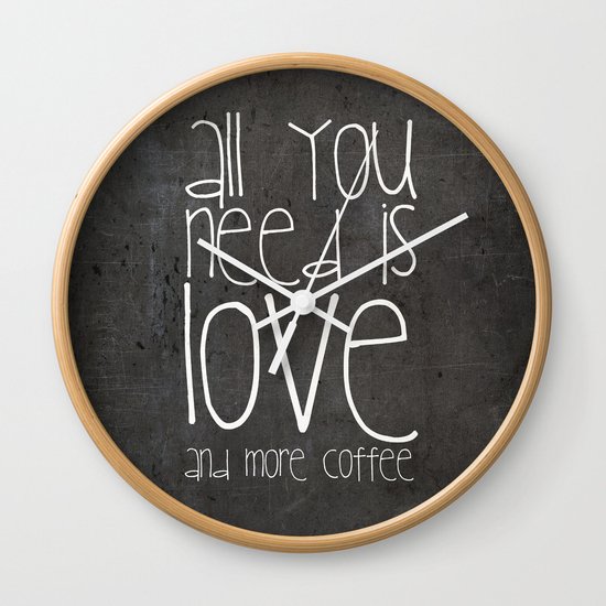COFFEe Wall Clock