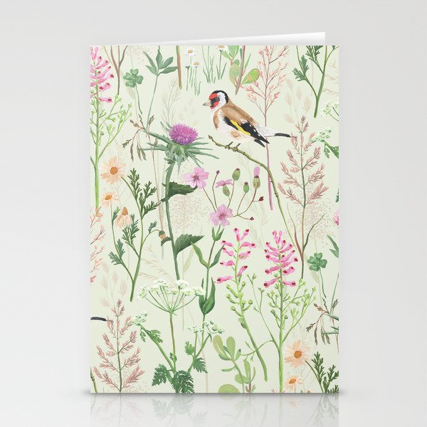 Goldfinch and Beautiful Weeds Stationery Cards