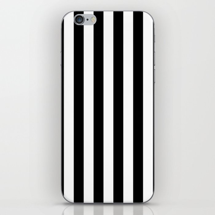 Black and White Stripes  iPhone Skin