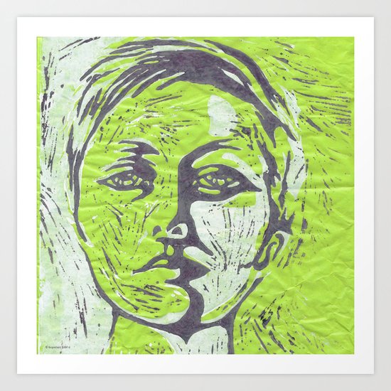 In contact with you 2 Art Print