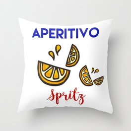 Aperitivo Spritz Throw Pillow