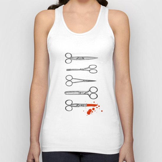 The Seamstress Vs. the Zombie Unisex Tank Top