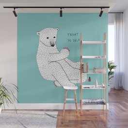 Classy Claws Polar Bear Wall Mural